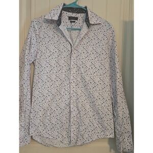 Denim & Flower Slim Fit Floral Button Down Shirt